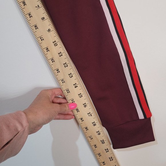 Southpole Top Women Junior Medium Track Jacket Red Embroidered Zip Floral y2k - Picture 8 of 13